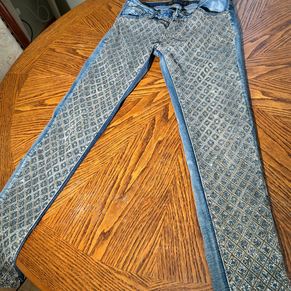 Sparkly Skinny Jeans